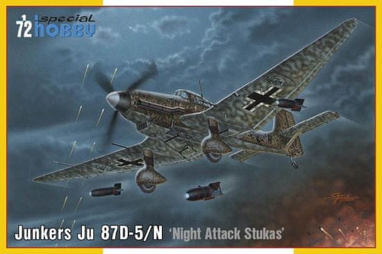Special Hobby maketa-miniatura Junkers Ju 87D-5/N/D-8 ‘Night Attack Stukas’ • maketa-miniatura 1:72 starodobna letala • Level 4