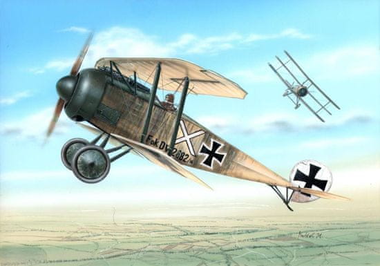 Special Hobby maketa-miniatura Fokker D.V • maketa-miniatura 1:48 starodobna letala • Level 4