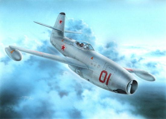 Special Hobby maketa-miniatura Yakovlev Yak-23 Flora "RedWhite Stars" • maketa-miniatura 1:72 starodobna letala • Level 4
