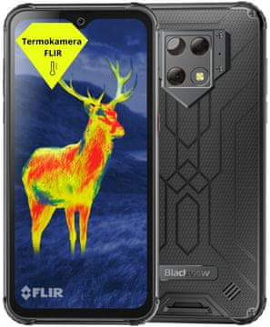 Blackview PRO BV9800 robustni pametni telefon, 6 GB/128 GB, 4G, FLIR kamera, oranžen