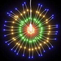 Vidaxl Božična zvezdna lučka 140 LED lučk večbarvna 17 cm