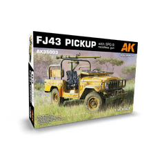 AK-Interactive maketa-miniatura FJ43 Pickup z SPG-9 Breztrzajno puško • maketa-miniatura 1:35 vojaška vozila • Level 3