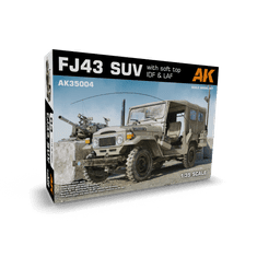 AK-Interactive maketa-miniatura FJ43 SUV with Soft Top IDF LAF • maketa-miniatura 1:35 tovornjaki • Level 4