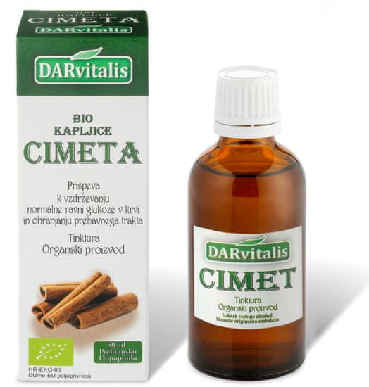 DARVITALIS Bio tinktura Ceylon Cimeta 50 ml