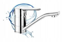 shumee Vrtljiva pipa za umivalnik Corio krom