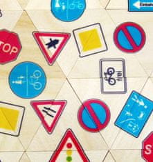 Hess Puzzle Mozaik prometnih znakov 24 kosov