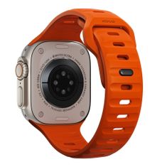 Nomad Pas za uro, športni M/L, oranžen, Apple Watch Ultra (49 mm) 8/7 (45 mm)/6/SE/5/4 (44 mm)/3/2/1 (42 mm)
