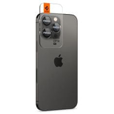Spigen Zaščitno steklo za kamero telefona EZ Fit Optik Pro 2 Pack, črno, iPhone 14 Pro/iPhone 14 Pro Max