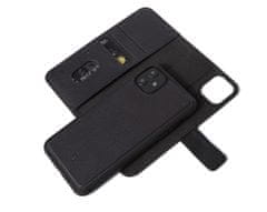 Decoded Ovitek za telefon/denarnica, usnjen, črn, iPhone 11
