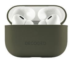 Decoded Silikonski etui za brezžične slušalke, olivna barva, Airpods Pro 2