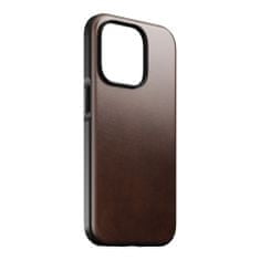 Nomad Ovitek za telefon, usnjen, MagSafe, rjav, za iPhone 14 Pro