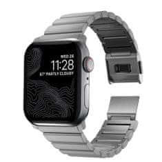 Nomad Pas za uro, srebrn, Apple Watch Ultra (49 mm) 8/7 (45 mm)/6/SE/5/4 (44 mm)/3/2/1 (42 mm)