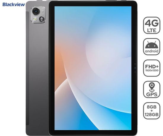 Blackview TAB 13 PRO tablični računalnik, 8/128GB, FHD+, WiFi + ovitek, siva