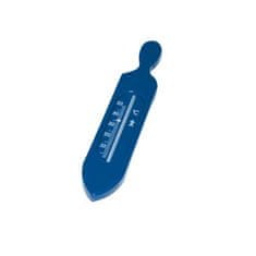 STREFA Kopalniški termometer modra plastika 19cm 