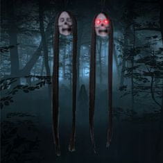 Korbi LED Svetleča Viseča Glava Lobanje 50cm Halloween