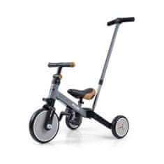 MILLY MALLY Optimus Plus 4v1 tricikel z vodilno palico sive barve