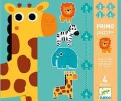 Djeco Jungle Puzzle 4v1 (3,4,5,6 kosov)