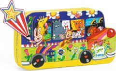 Djeco Puzzle Mavrični avtobus 16 kosov