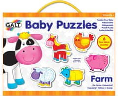 Galt Baby puzzle Kmetija 6x2 kosov