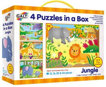 Galt Jungle Puzzle 4v1 (12,16,20,24 kosov)