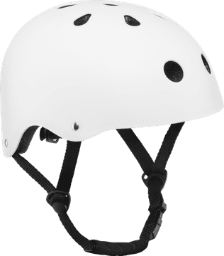 Lionelo Otroška kolesarska čelada 50-56cm bela