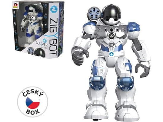 Robot Zigybot policijski Guliver, 22 funkcij, modri