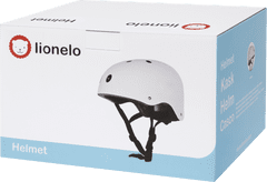 Lionelo Otroška kolesarska čelada 50-56cm bela