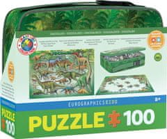 EuroGraphics Snack Box Puzzle Dinozavri 100 kosov