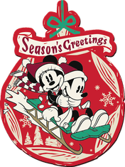 Trefl Wood Craft Origin Puzzle Mickey and Minnie's Christmas Adventure 160 kosov