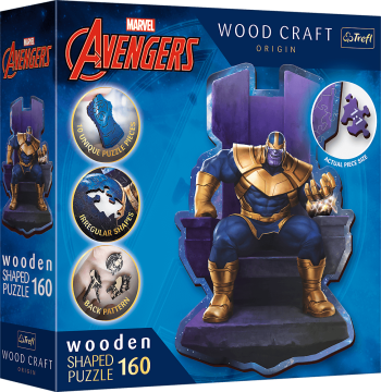 Trefl Wood Craft Origin Puzzle Thanos na prestolu 160 kosov