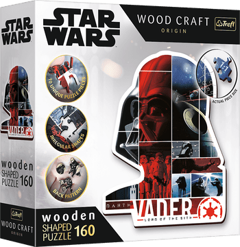 Trefl Wood Craft Izvor puzzle Star Wars: Darth Vader 160 kosov