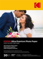 Kodak Ultra Premium Photo RC Gloss (280g/m2) 13x18cm 20 listov