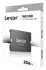 Lexar SSD NS100 2,5" SATA III - 256 GB (branje/pisanje: 520/440 MB/s)