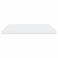 Vidaxl Vzmetnica iz pene bela 200x200 cm 7-conska trdota 20 ILD