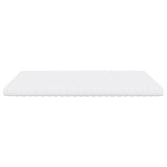 Vidaxl Vzmetnica iz pene bela 160x200 cm 7-conska trdota 20 ILD