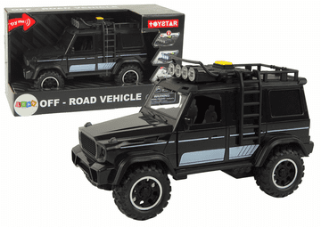 slomart LEAN TOYS Terensko vozilo, črno, frikcijski pogon, 1:14