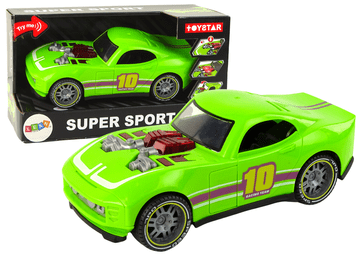 slomart LEAN TOYS Športni avto na vzmet, 1:14, zeleni