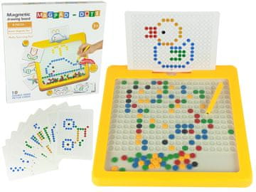shumee Magnetna tabla 100 perlic rumena