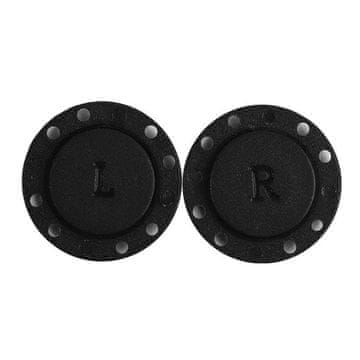 Northix Magnetni gumb - črn - 22 mm