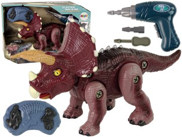 shumee Dinozaver za razstavljanje s svedrom, plastika