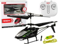 Lean-toys Daljinsko voden helikopter S5H SYMA 2.4G črn