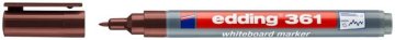 Edding Marker za bele table 361 - rjav