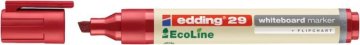 Edding Marker za bele table EcoLine 29 - rdeč