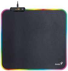 Genius GX GAMING GX-Pad 260S RGB Podloga za miško, igralna, 260 × 240 × 3 mm, RGB osvetlitev, USB, črna