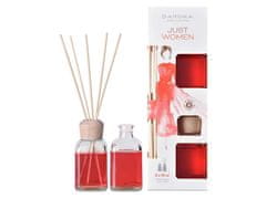 Difuzor D-Aroma Just Women + dišavne slamice 2x75ml