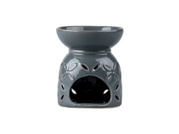 Aromalampa keramična temno siva 95x110mm