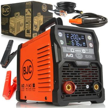 MAR-POL 3v1 MMA LCD inverter varilni aparat 200A in 12-24V polnilec 500Ah AIO ZAG BJC