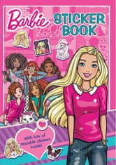 Knjiga nalepk z barvnimi stranmi Barbie