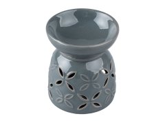 Aromalampa keramična temno siva 95x110mm