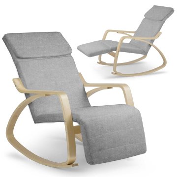 shumee Nihajni ležalnik Suzi - svetlo siv